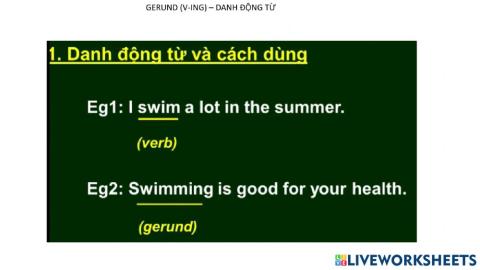 Gerund part 1