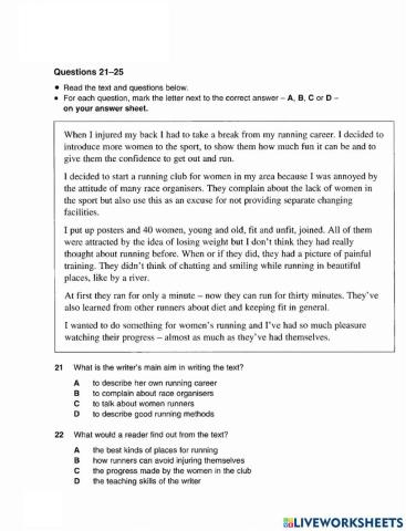 Pet 3-test 3-reading-part 4