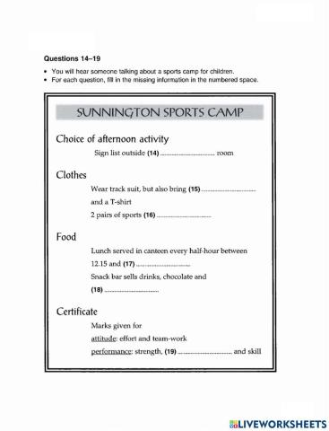 Pet 3-test 4-listening-part 3