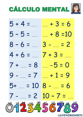 MATE 1º Cálculo mental