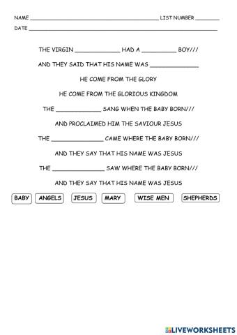 The virgin mary had a baby boy