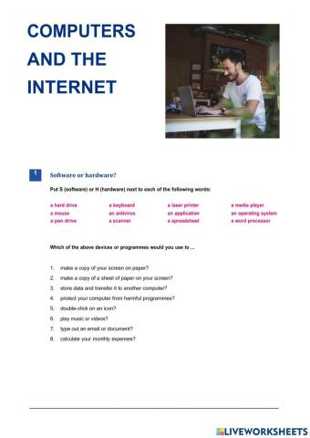 Computers and the internet