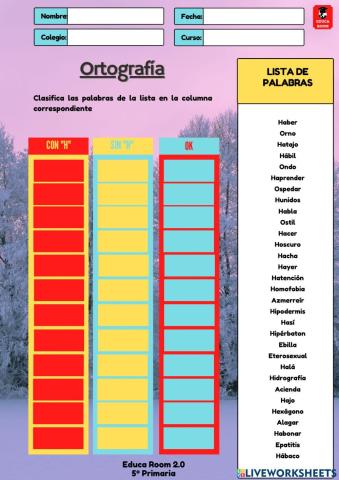 5º ud3 ortografía lengua