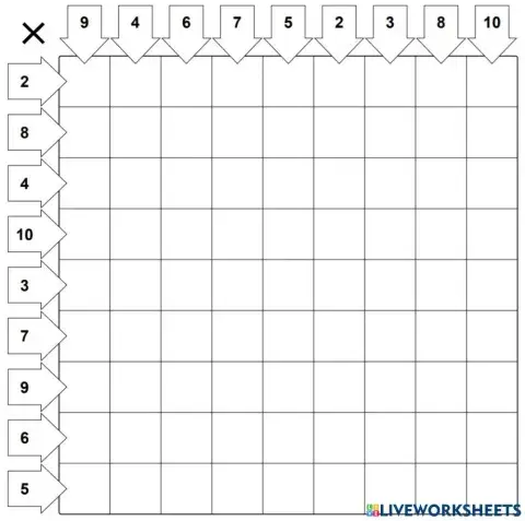 Tabla pitágoras grande 3