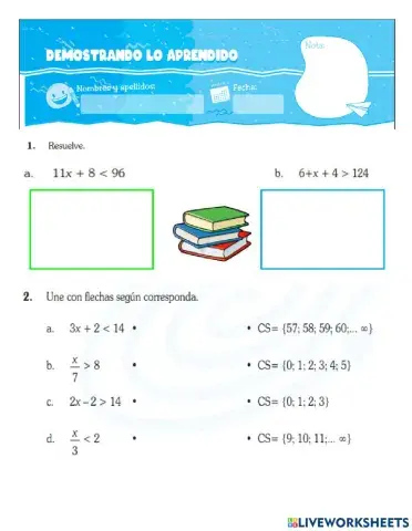 Práctica de álgebra