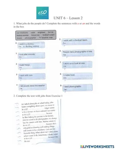 Prepare 2 - Unit 6: Lesson 2