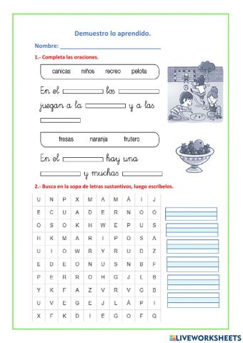 Demuestro lo aprendido comunicación