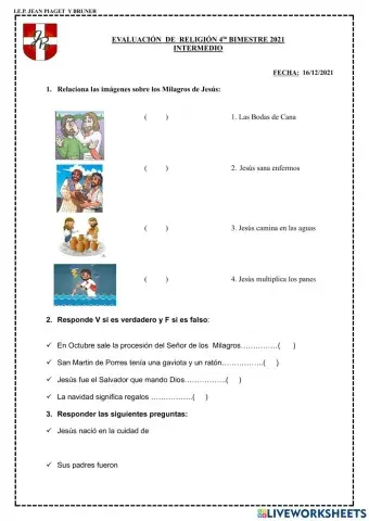 Examen de Religion