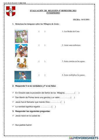 Examen de Religion