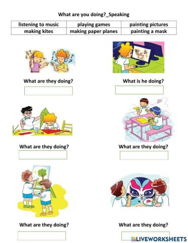 What are you doing-speaking