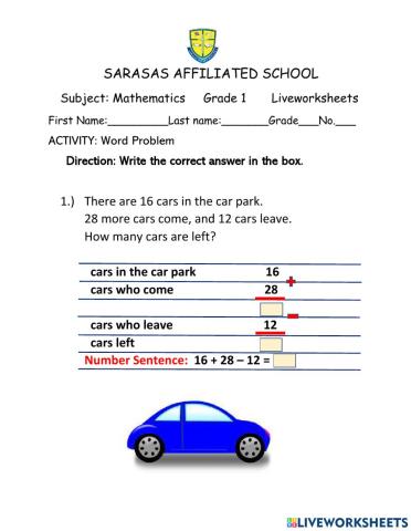 Week 8 activity 2( add and subtract)