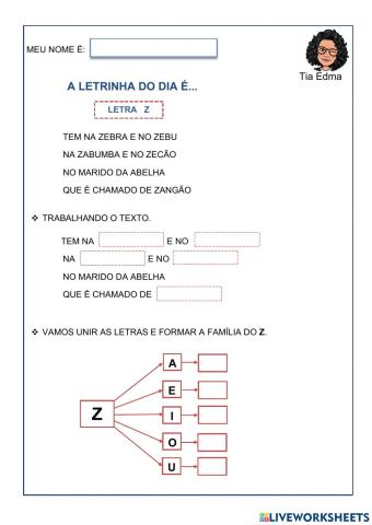 Letra z