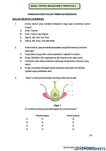 Modul Hebat Edisi 2021 Biologi Tingkatan 5 Bab 6