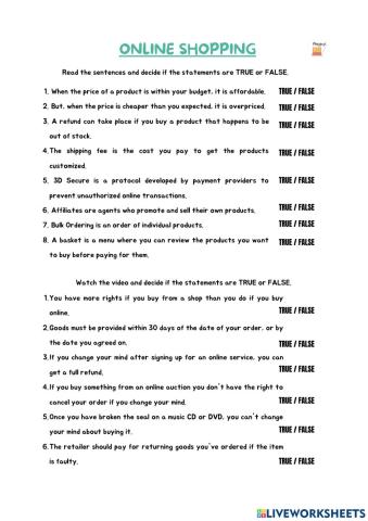 Online transaction 1