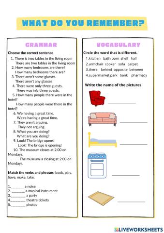 What do you remember?