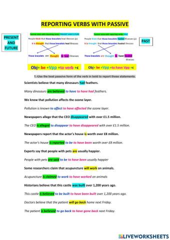 Reporting with passive