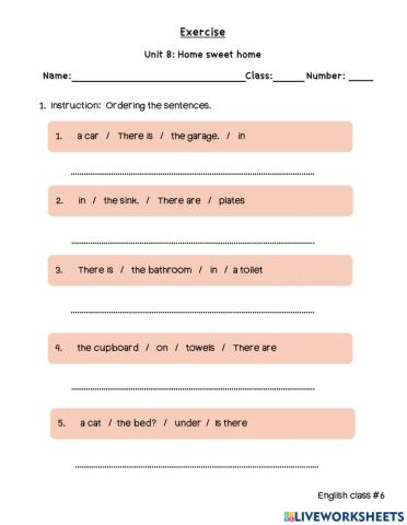 Unit -: There is- There are