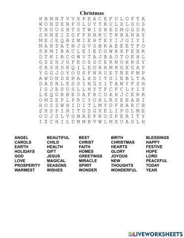 SB-Christmas Wordsearch