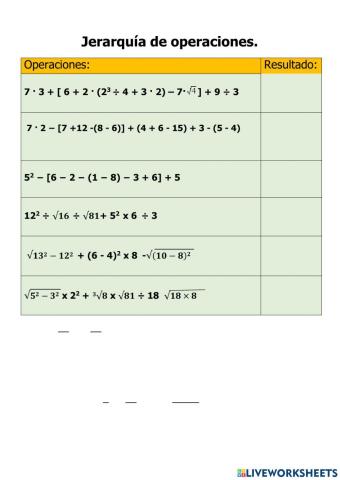 Jerarquia de operaciones 4