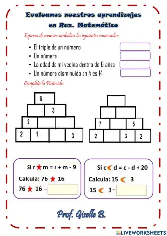Reflexionamos en Raz. Matemático
