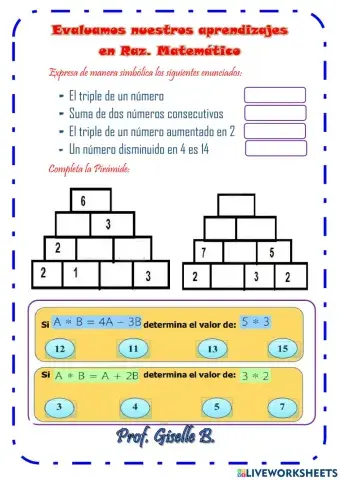 Reflexionamos en Raz. matemático