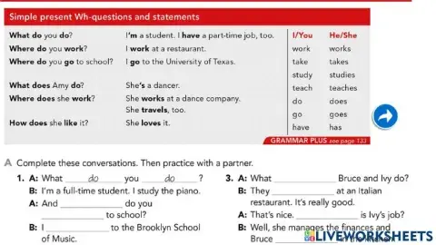 Interchange 1 - unit 2 - activity