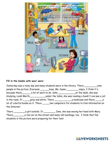 4A2 - writing was- were