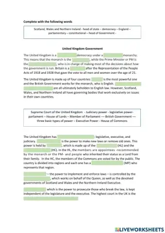 British political system