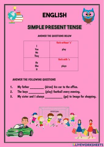 English Simple Present Tense