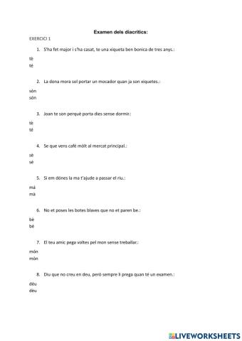 Prova objectiva accentuació