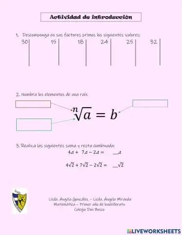 Introducción a radicales