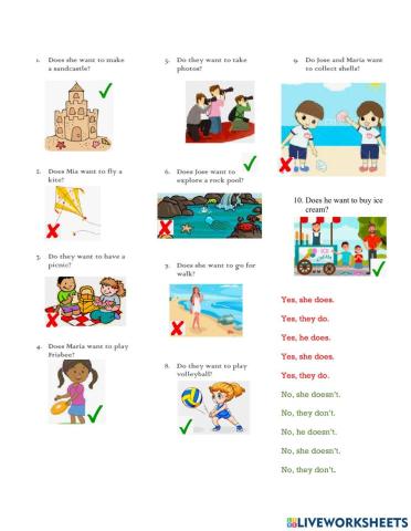 Questions and Answers: Want to