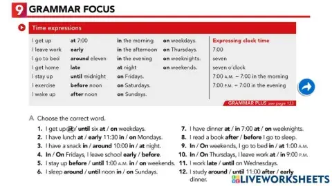 Interchange 2 - grammar 2 - unit 2
