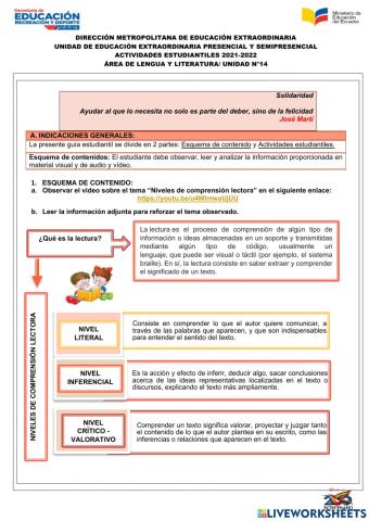 14.Niveles de lectura