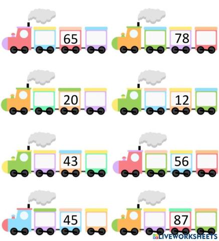 El tren de los números