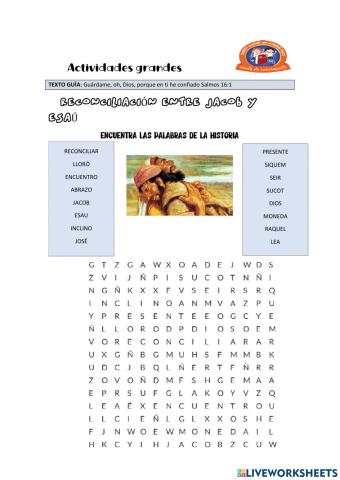 Reconciliación jacob y Esau