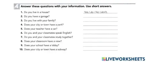 Interchange 0 Unit 7 Workbook 04