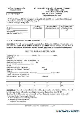 E9 - NC - FT - Đề thi thử Nguyễn Huệ 2015-2016