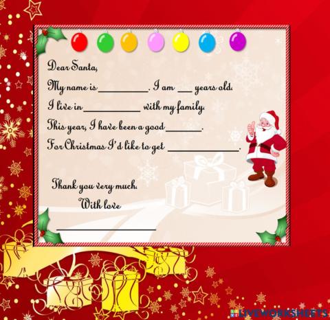 Letter to Santa