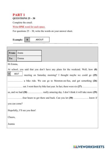 Writing test midterm Oyster