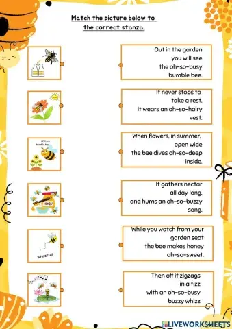 Poem Year 5 - Watching a Bumble Bee