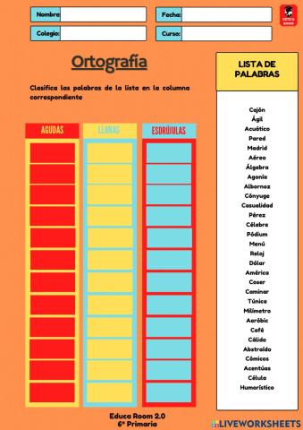 6º ud2 ortografía lengua