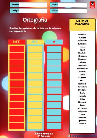 6º ud3 ortografía lengua
