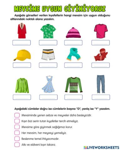 Mevsimine Uygun Giyinirim