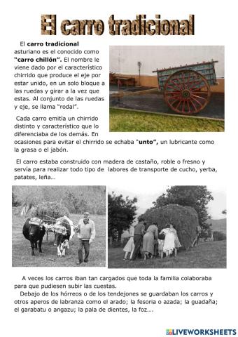 El carro tradicional asturiano