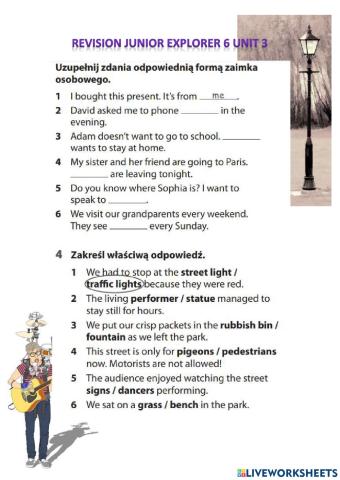 Street Performers JE 6 Unit 3