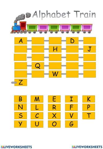 Alphabet train