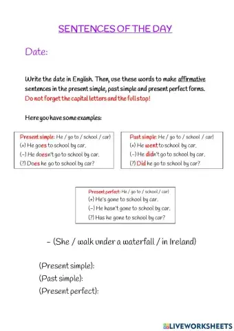 Sentence of the the day (1)