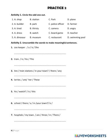 Grade 2 pratice test 2