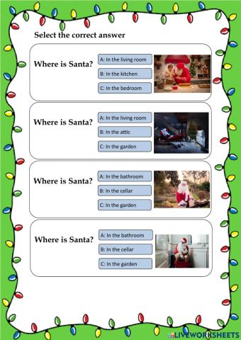 Where is santa?